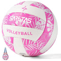 Saretas Volleyball Soft Beach Volleyball - Official Size for School, Indoor, Outdoor and Play Game Gym Workout - Play for Girls,