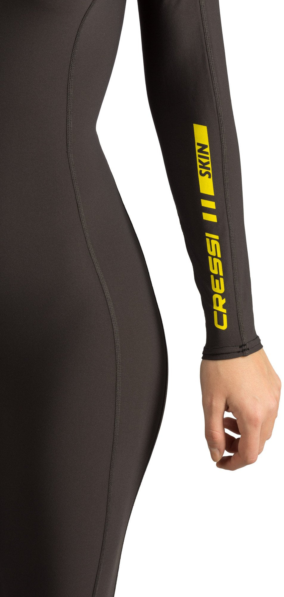 Cressi Skin, Black/Yellow, M