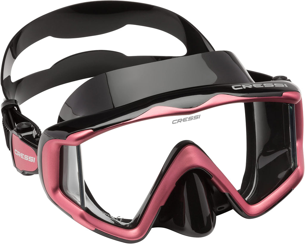 Cressi Liberty Triside Spe Diving Mask, Blackblackpink