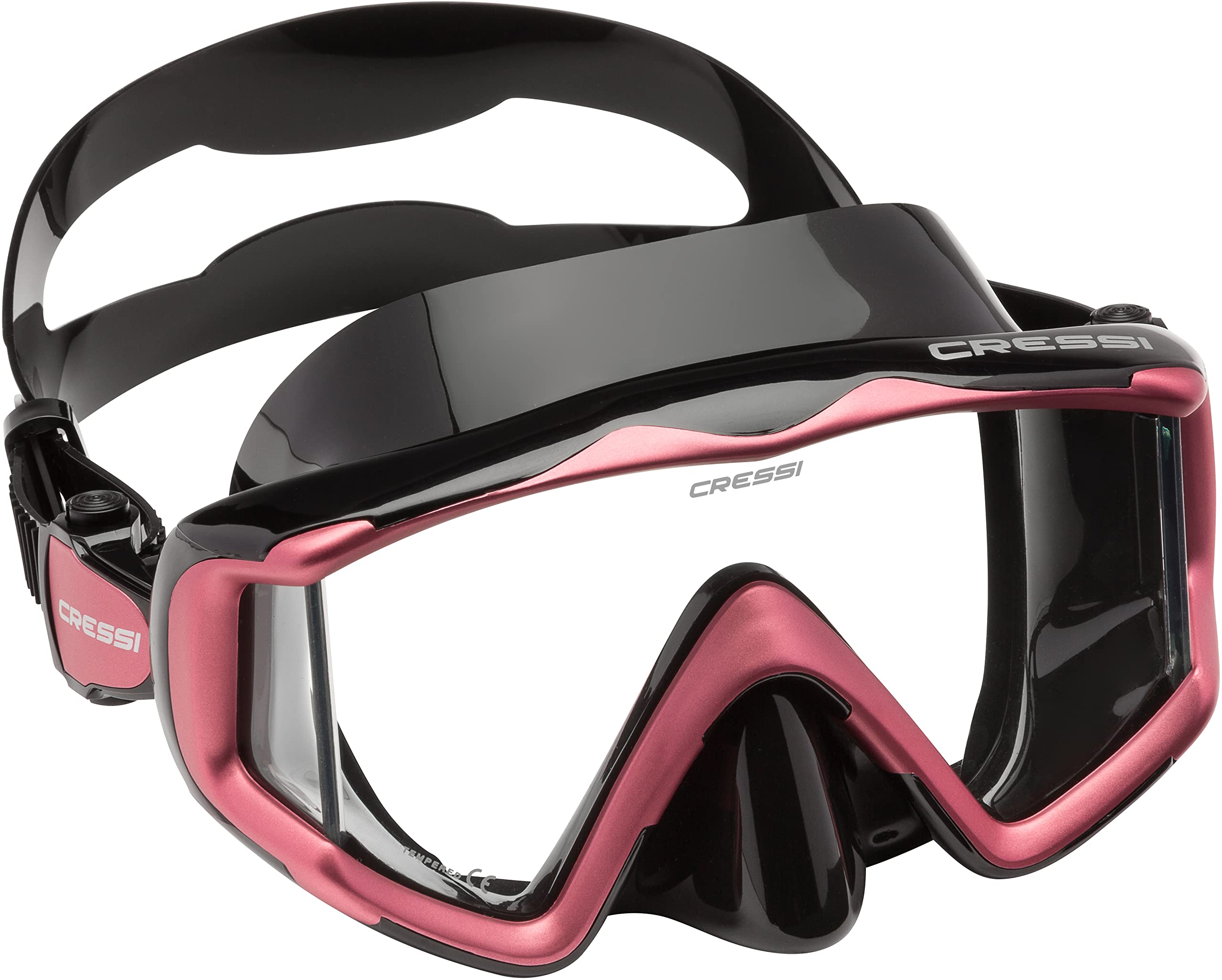 Cressi Liberty Triside Spe Diving Mask, Blackblackpink