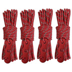Flowden Tent Wind Ropes With Tensioners Cord Adjuster, 4Pcs 13Ft Reflective Rope For Camping, Hiking, Canopy Shelter, Outdoor Ac
