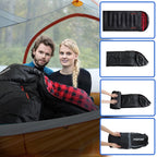 Poepore Flannel Sleeping Bag Cotton 0 Degree Cold Weather For Adults Xxl Wearable Sleeping Bag 4 Seasons Waterproof With Compres