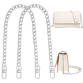 Gondiane Purse Chain Bag Chain, 2Pcs 15.7 Inches/40Cm, Silver