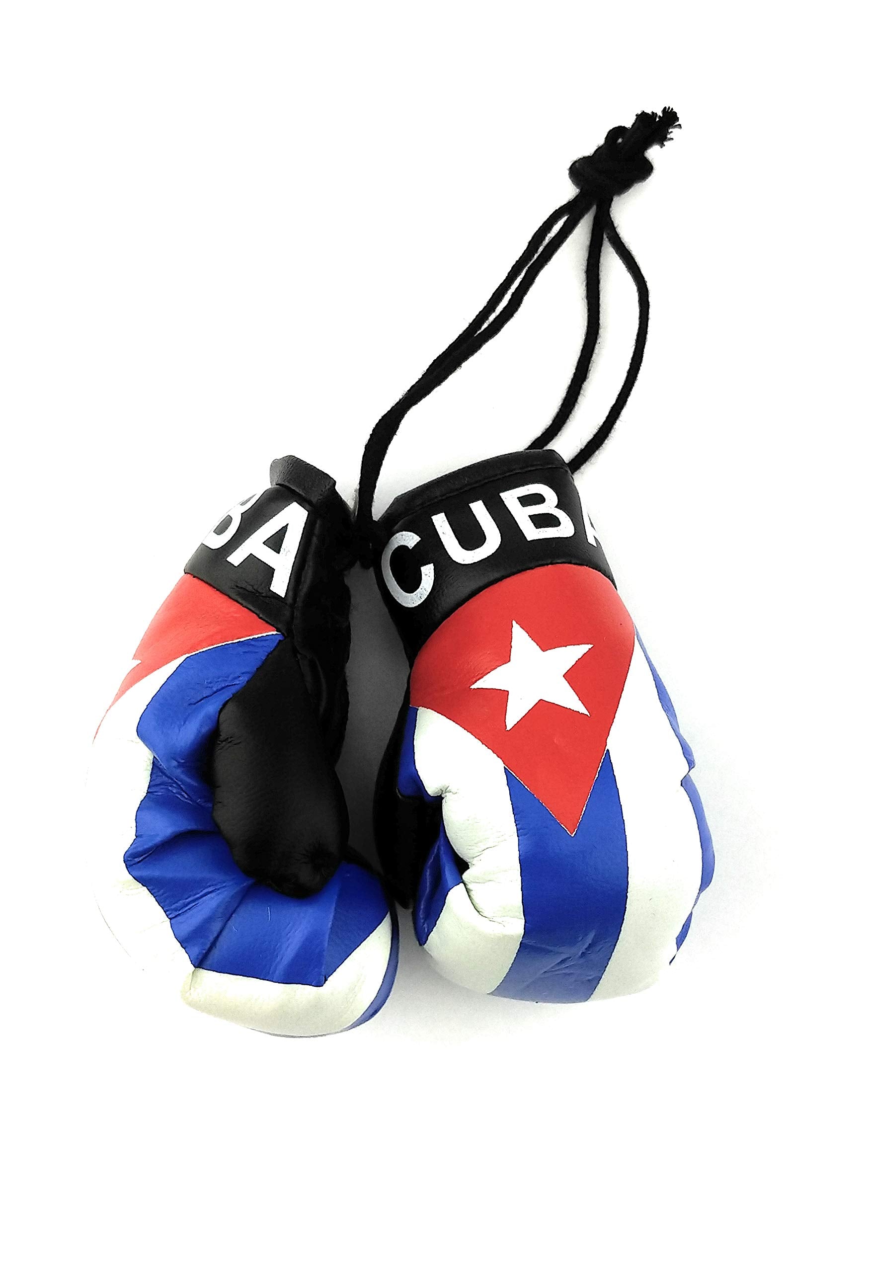 Red Hat Ent Hanging Car Mirror Mini Boxing Gloves (Cuba)