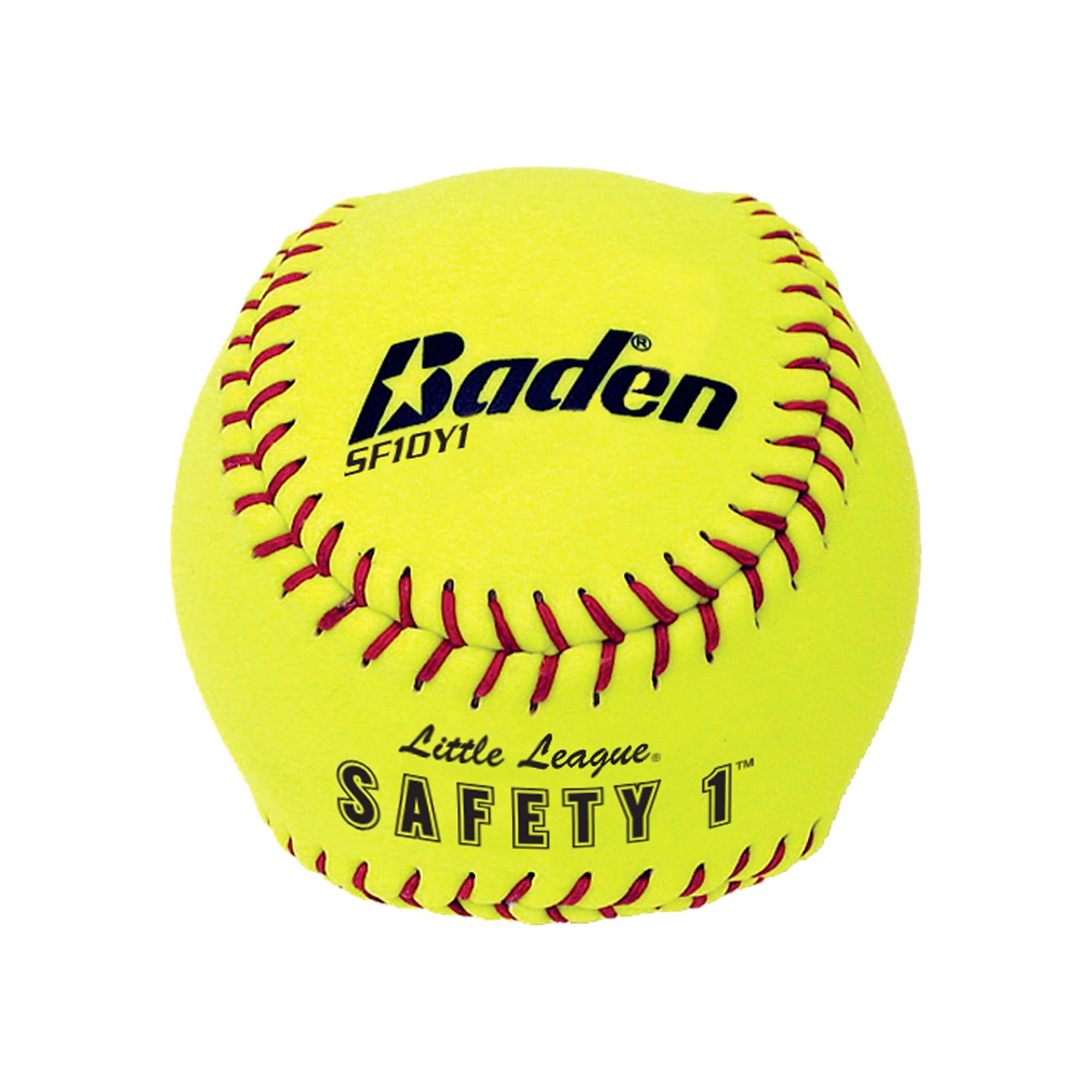 Baden Official Safety Softballs - High-Visibility, Impact-Reduced Design for Safe Practice | Durable Construction | 12-Pack