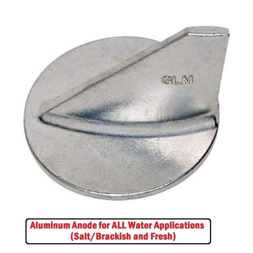 Glm Aluminum Trim Fin Anode For Mercruiser Alpha One & Many Mercury Outboards, Replaces 31640A1