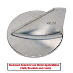 Glm Aluminum Trim Fin Anode For Mercruiser Alpha One & Many Mercury Outboards, Replaces 31640A1
