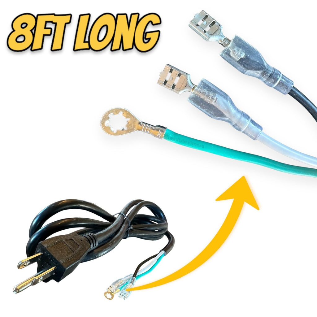 Treadmill Power Cord 7Ft | Replacement For Nordictrack, Proform, Goldsgym, Freemotion, Reebok, Healthrider, Weslo Treadmills | P