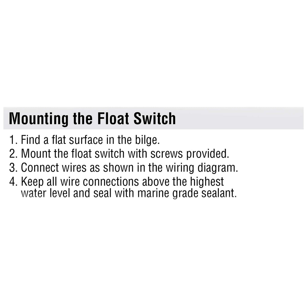 Shoreline Marine Mounting Base Bilge Pump