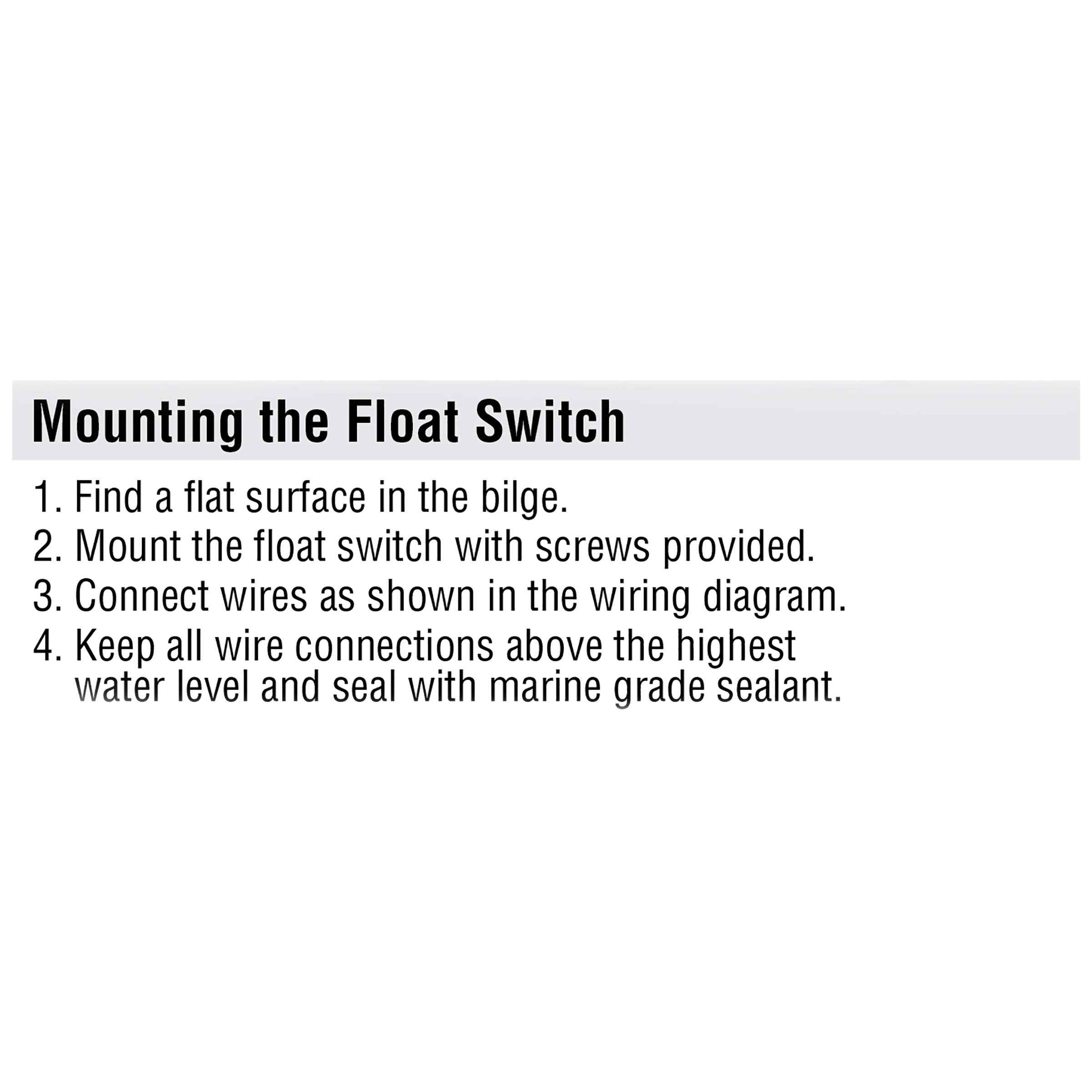 Shoreline Marine Mounting Base Bilge Pump