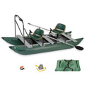 Sea Eagle Green 375fc Inflatable FoldCat Fishing Boat - Pro Angler Guide Package