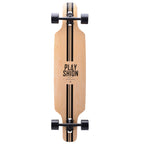 Playshion 39 Inch Drop Through Freestyle Longboard Skateboard Cruiser Line