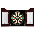 Viper By Gld Products Hudson All-In-One Dart Center: Classic Solid Wood Cabinet & Official Sisal/Bristle Dartboard Bundle: Stand