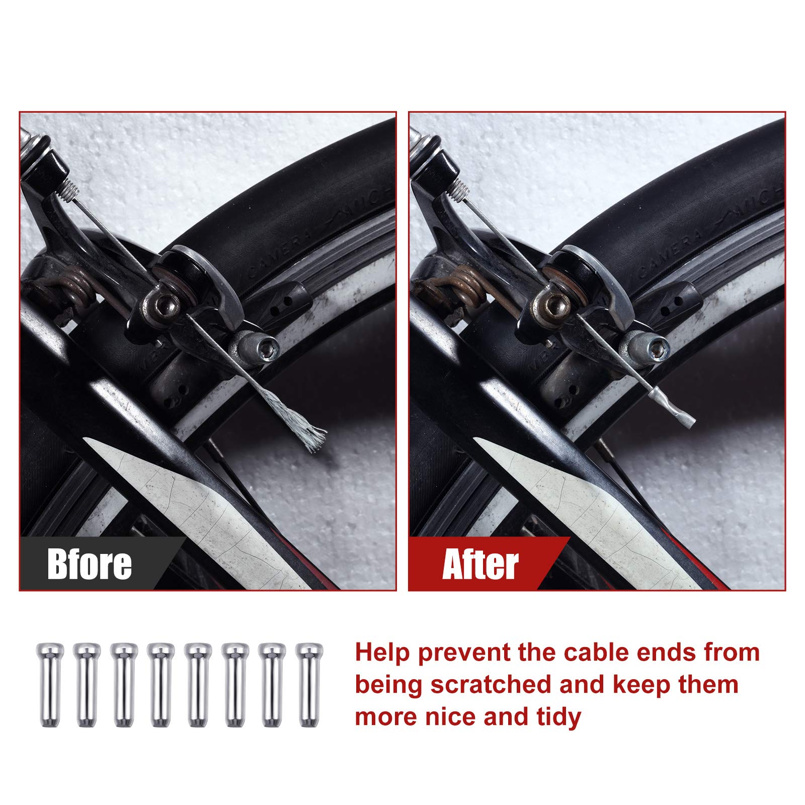 Universal Bicycle Transmission Line Bicycle Shift Derailleur Cable And Brake Cable Kit For Bicycle Mountain Road Bike Repair (Re