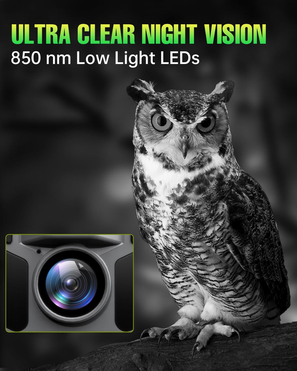 Fkpcam Trail Camera 4K 64Mp With 5000Mah Rechargeable Battery 64Gb Micro Memory Card Ip67 Waterproof, Night Vision, Motion Activ
