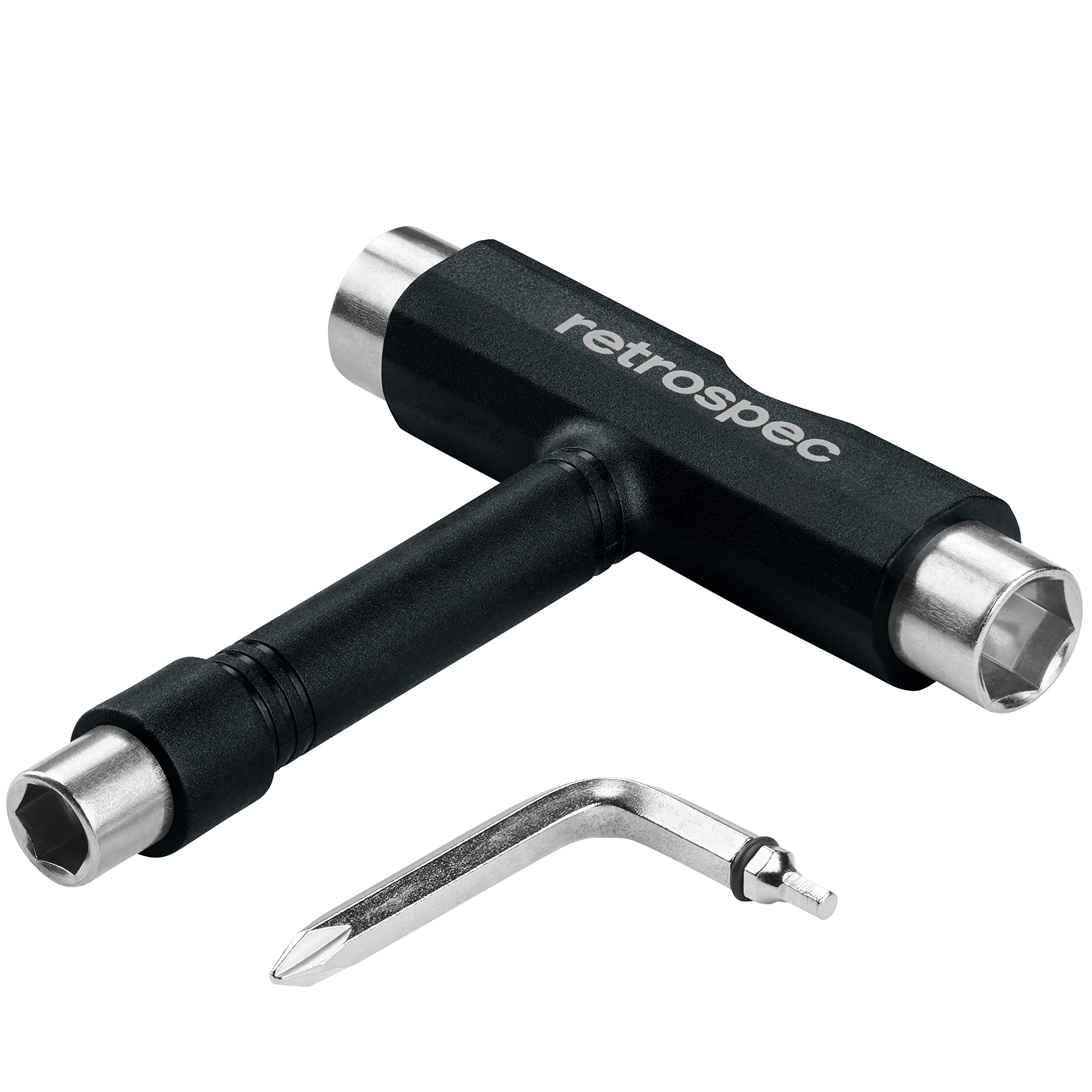 Retrospec Upkeep All-in-One Multi-Function Portable Skate Tool with 2-in-1 Allen Wrench & Phillips Head Screwdriver for Adjustin