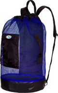 Stahlsac by Bare Panama Mesh Backpack (Black/Red)
