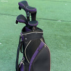 Andux 4 Pack Long Neck Golf Hybrid Club Head Covers Dial No. Tag Ctmt-01 Purple