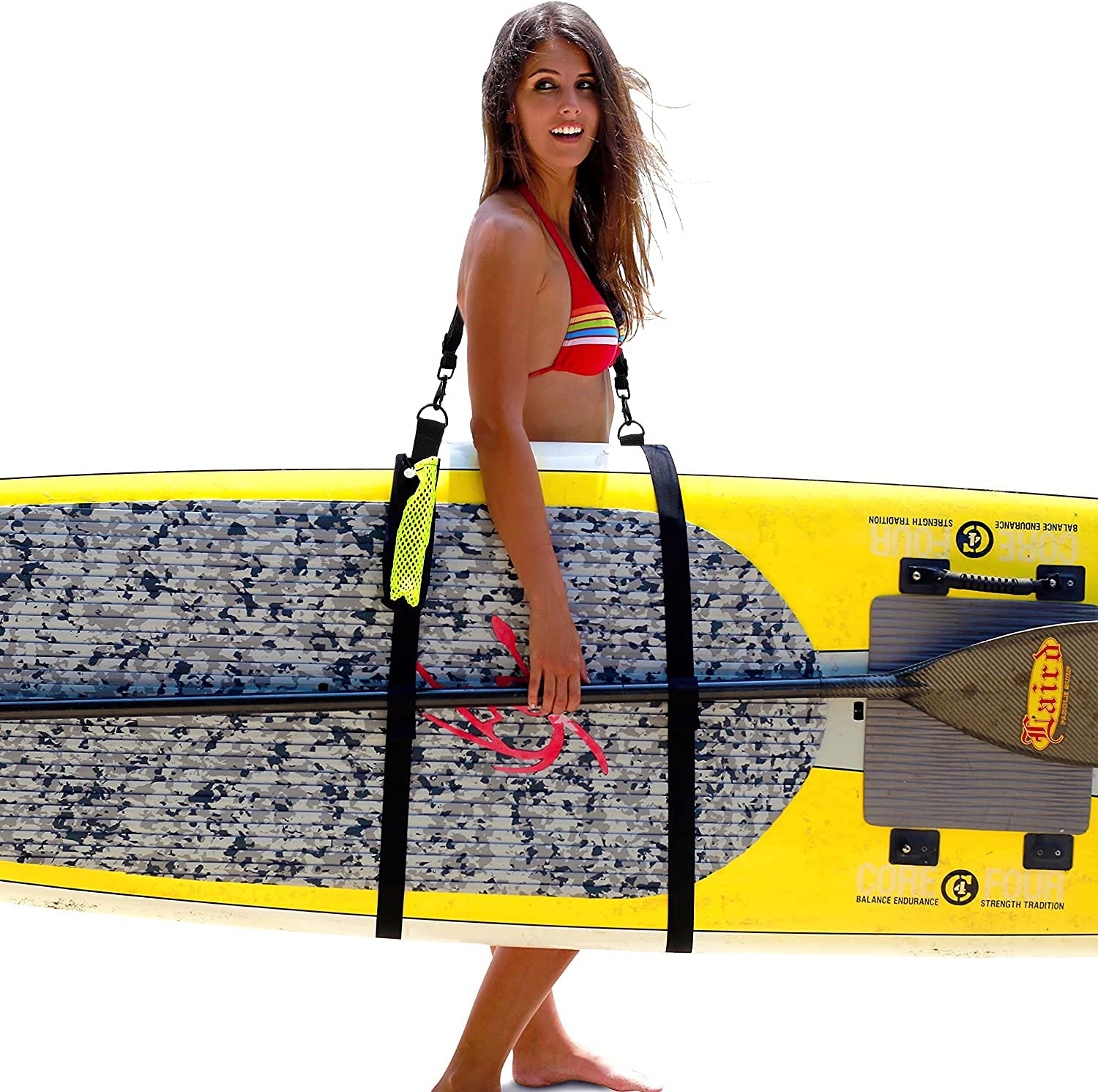 Sup-Now Paddle Board Accessories Carrier Sup Carrying Strap To Carry Paddleboard Accessories For Women And Men