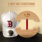 Haibeir Hat Stretcher - Heavy Duty - One Size Fits All Hat & Three Colors Adjust From 6 11/16 To 8 7/8 (Red)