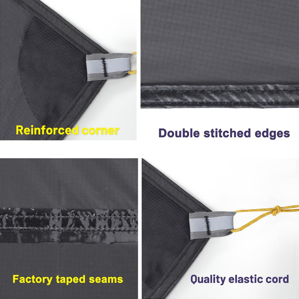 Lanshan 1-2 Person Ultralight Waterproof Footprint Outdoor Camping Tent Tarp Canopy Blanket Picnic Ground Sheet Mat, Ultralight