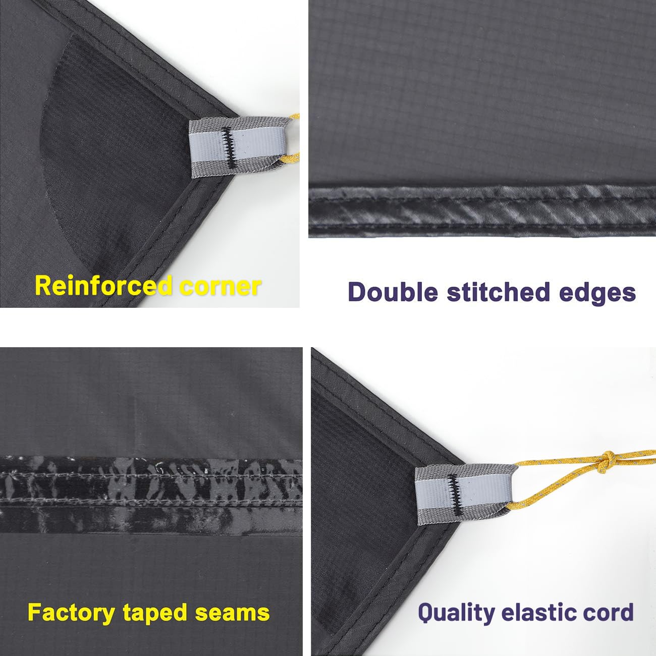 Lanshan 1-2 Person Ultralight Waterproof Footprint Outdoor Camping Tent Tarp Canopy Blanket Picnic Ground Sheet Mat, Ultralight