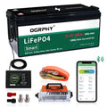 OGRPHY 48V Lithium Golf Cart Battery Conversion Kit, 200A BMS(1000A Peak Current), with Touch Monitor and Retention Strap, 4000+