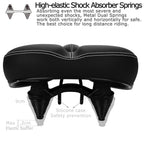 Daway Most Comfortable Bike Seat - C30 Oversized Extra Wide Exercise Bicycle Saddle, Universal Fit For Peloton, Road, Stationary