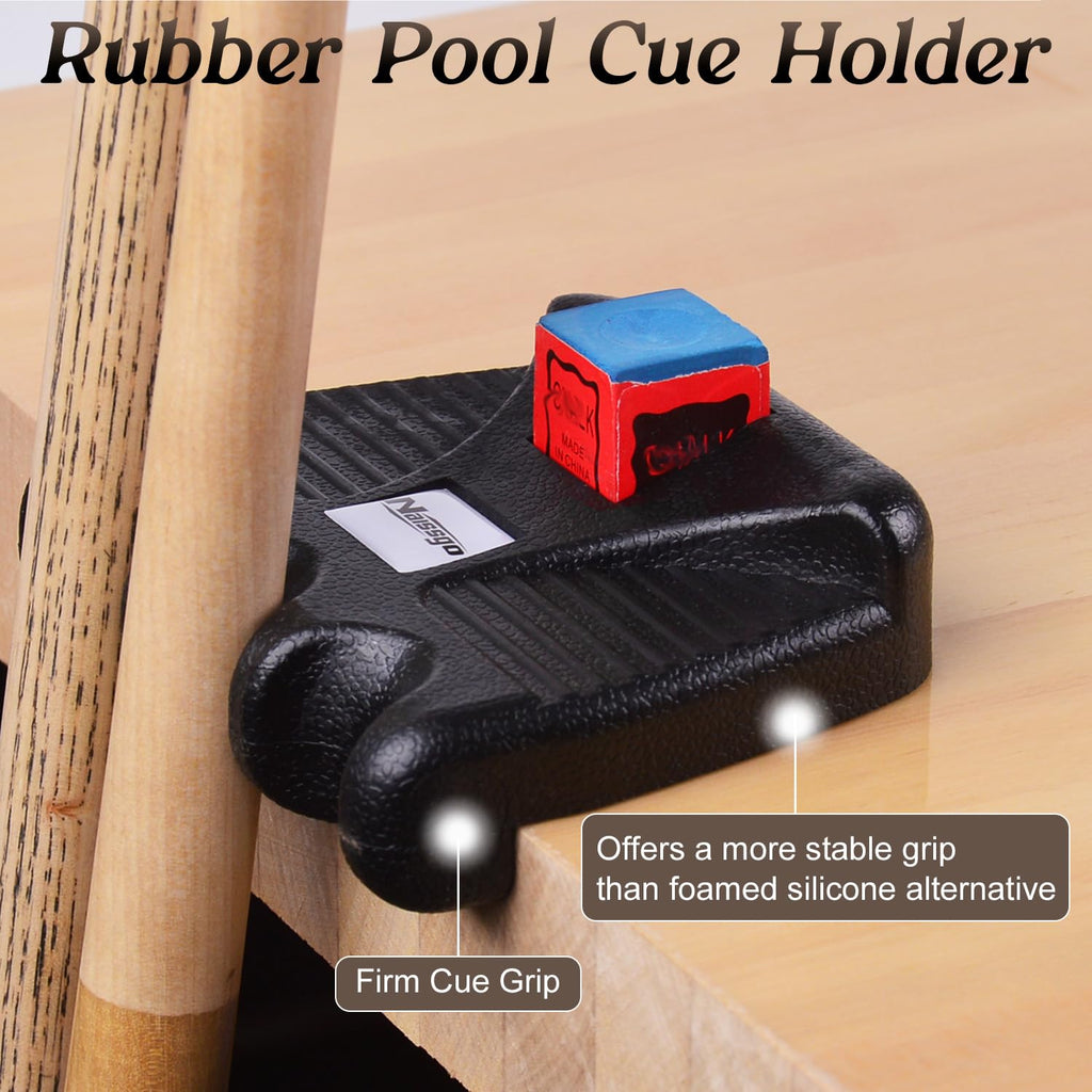 Naissgo Cue Rest Cue Stick Holder Pool Cue Holder (3-Holes)