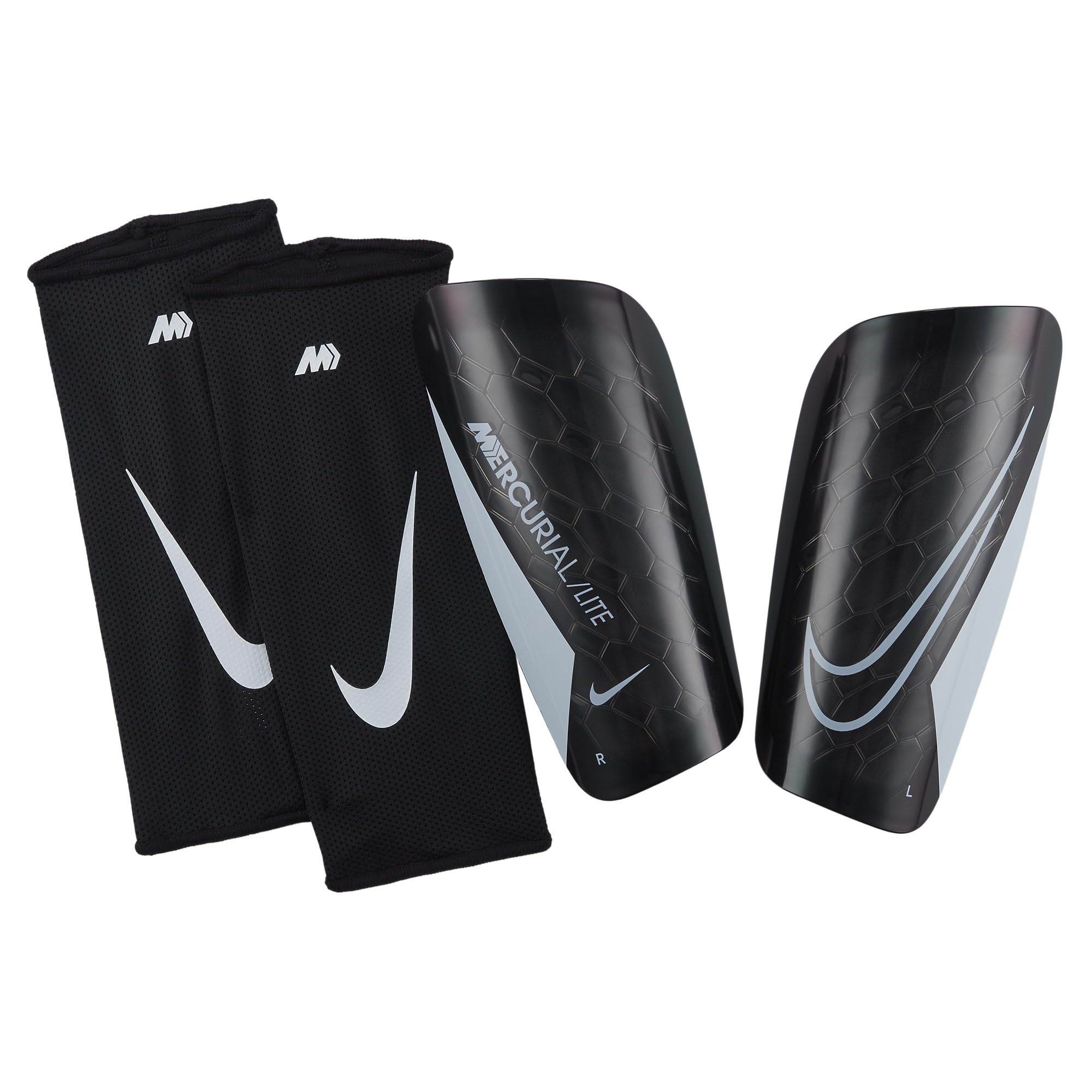 Nike Unisex Mercurial Lite - Fa22 Protection, Black/Black/White, S UK