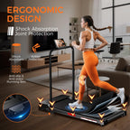Futureglide Walking Pad Treadmill, 3.0 Hp Under Desk Treadmill, 3 In 1 Foldable Treadmills For Home, Walking Pad With Handle Bar