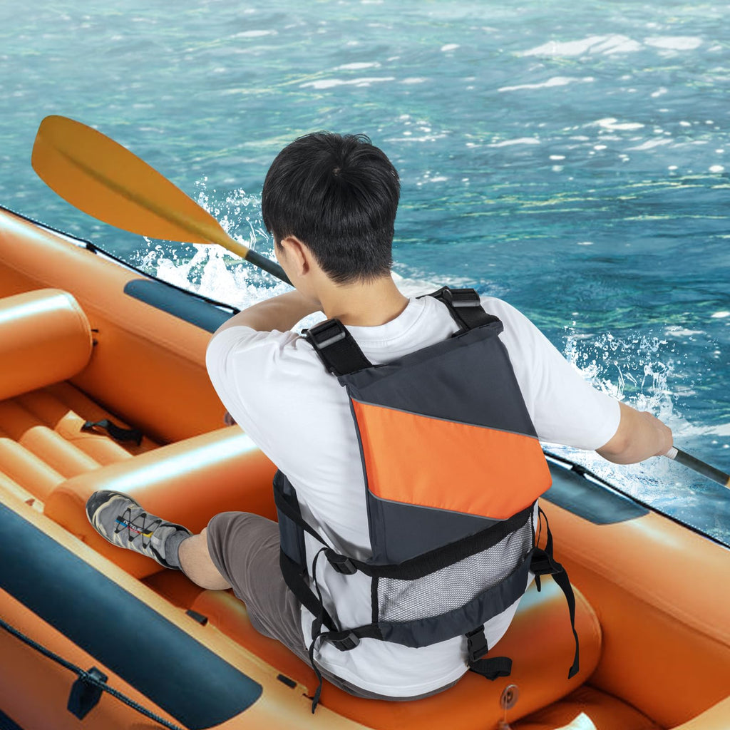 Vevor Life Vest For Watersports (Pfd), Life Jacket With Waterproof Nylon & 96N Buoyancy, Life Vest/Jacket For Any Water Activity