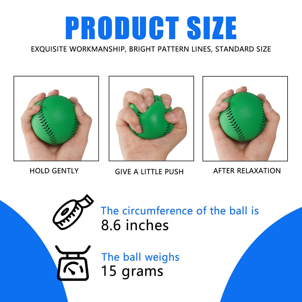 Gkk Foam Baseballs 12 Pack Soft Baseballs For Youth Teenager Players Sports Foam Baseballs Training Balls For Hitting And Indoor