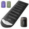 Atarashi Wide Size Camping Sleeping Bag- 4 Seasons For Adults, Light, Warm, Extra-Large With Compression Sack- Great For Hiking,