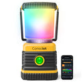 Consciot Smart RGBTW Battery Powered LED Lantern with APP Control, 1000LM, Tunable White 2700K-6500K & 16 Million Colors Dimmabl