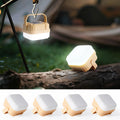 4 Packs Rechargeable Camping Lights LED Camping Lantern, 300LM, 3 Light Modes, Portable IP53 Waterproof Tent Lights for Camp, Ou
