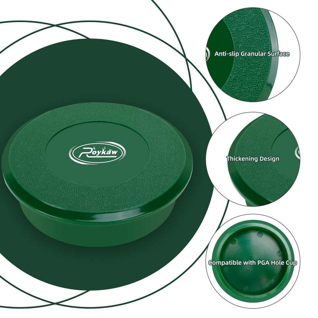 Roykaw Golf Cup Cover, Golf Putting Green Hole Covers For Golf Course Hole/Golf Practice Training Aids Holes, Abs Golf Hole Cove