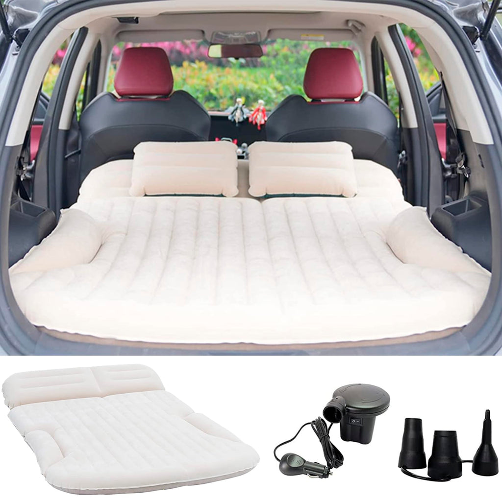 Kmz Air Mattress Thickened And Double-Sided Flocking Travel Camping Bed With 2 Pillows Dedicated Mobile Cushion Extended Outdoor
