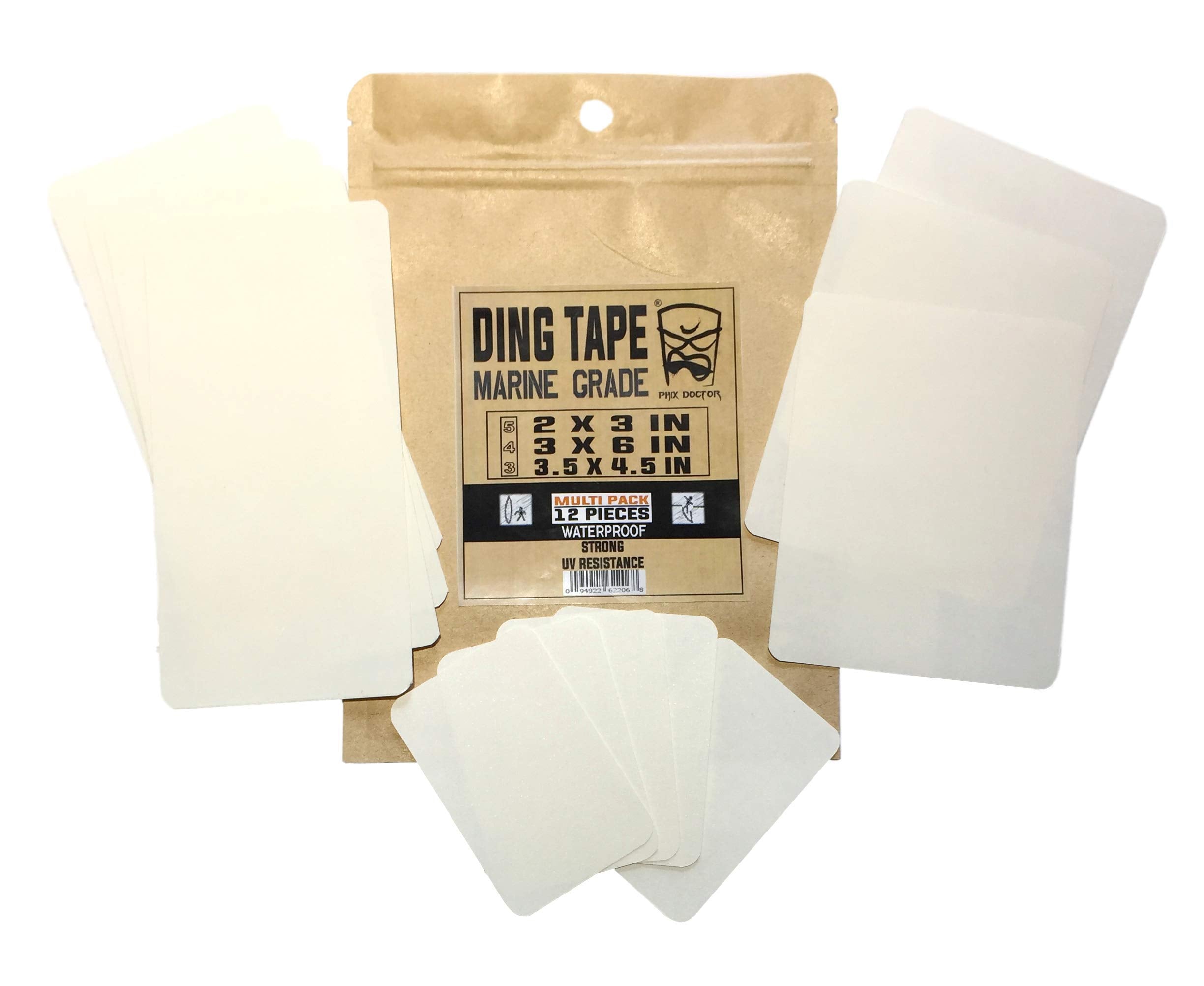 Phix Doctor Ding Tape Sup Pack For Surfboard Repair (3'' X 6'')