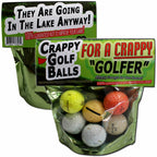 Gears Out Crappy Golf Balls For A Crappy Golfer - Funny Gag Gifts For Golfers Guaranteed Not To Improve Your Golf Game Includes