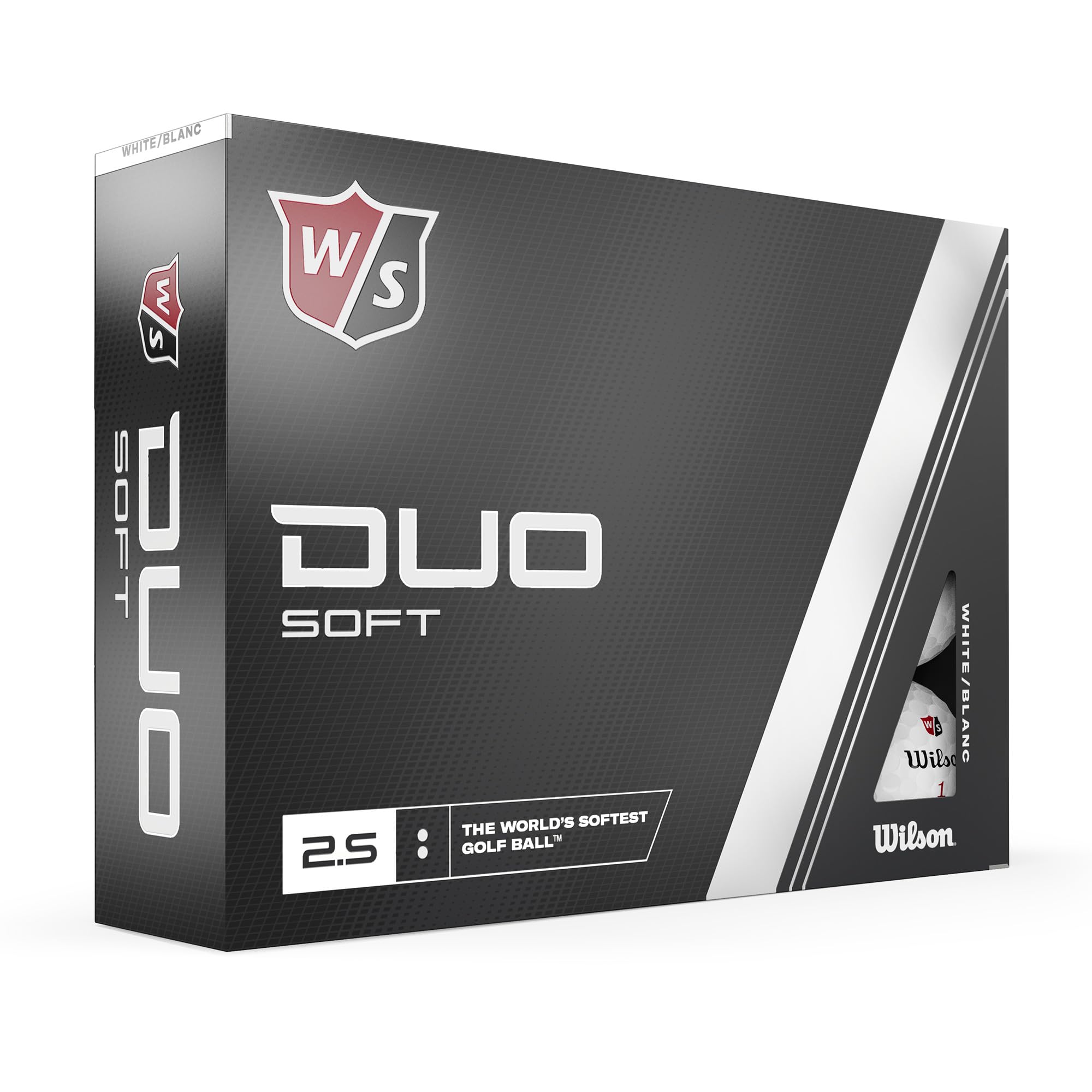 Wilson Staff Duo Soft Golf Balls - 12 Pack, White