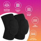 Hisffog Volleyball Knee Pads For Women, Men, Youth, Girls, Kids, Knee Brace For Volleyball Basketball Football Dance Yoga Tennis
