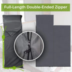 Frelaxy Sleeping Bag Liner, Xl Travel Sheet & Camping Sheet For Backpacking, Hotel, Hostels & Traveling, Comfy & Easy Care, Full