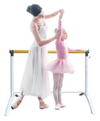 Ballet Barre Portable For Home Or Studio, Freestanding Adjustable Bar For Stretch, Balance, Pilates, Dance Or Active Workouts, S