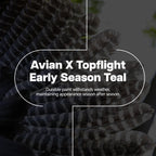 Avian X Topflight Early Season Teal With True To Life Postures And Rugged Design For Hunting Purposes, Outdoor Sports, And Recre