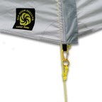 Six Moon Designs Lunar Solo Gray 1 Person Ultralight Tent. 26 Oz. Backpacking Tent. 100% Silicone Coated Polyester Material For