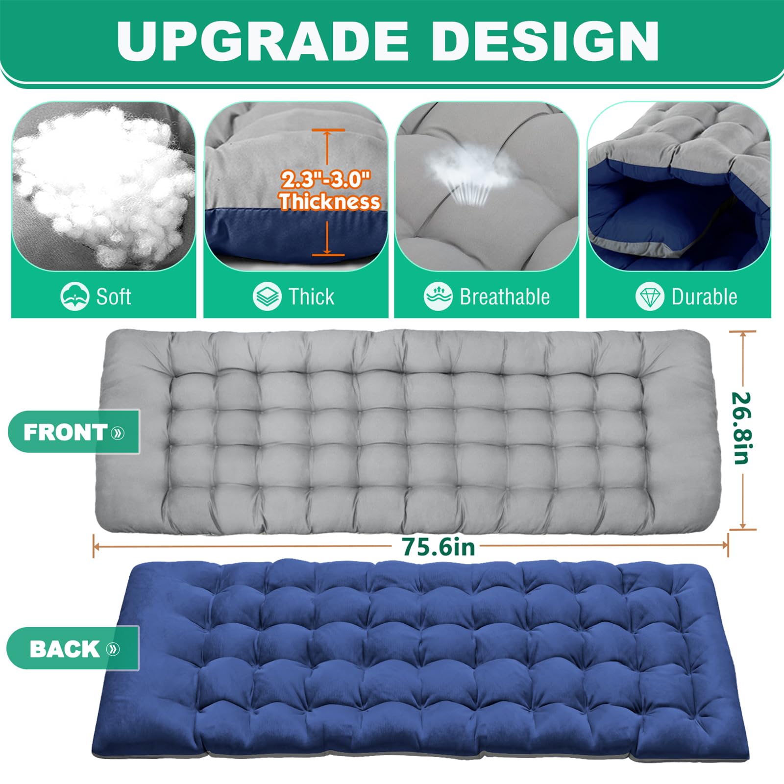Camping Cot, Adjustable 4-Position Adults Reclining Folding Chaise With Pillow, Outdoor Portable Lounge Chair Sleeping Cots Bed,
