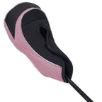 Andux Golf 460Cc Driver Fairway Wood Club Head Covers Hook & Loop Set Of 3 Pink