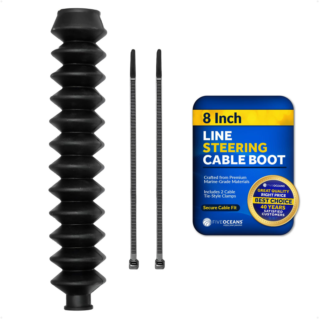 Five Oceans 8-Inch Line Steering Cable Boot - Fo2045