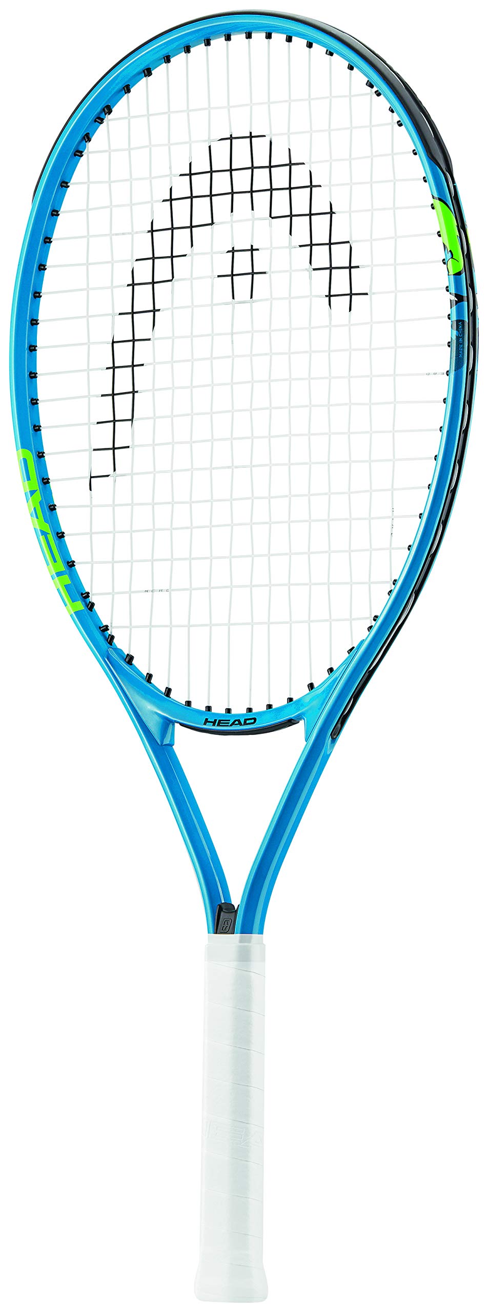Head Speed Kids Tennis Racquet - Beginners Pre-Strung Head Light Balance Jr Racket , Frustration Free Packaging - 25 Inch, Blue